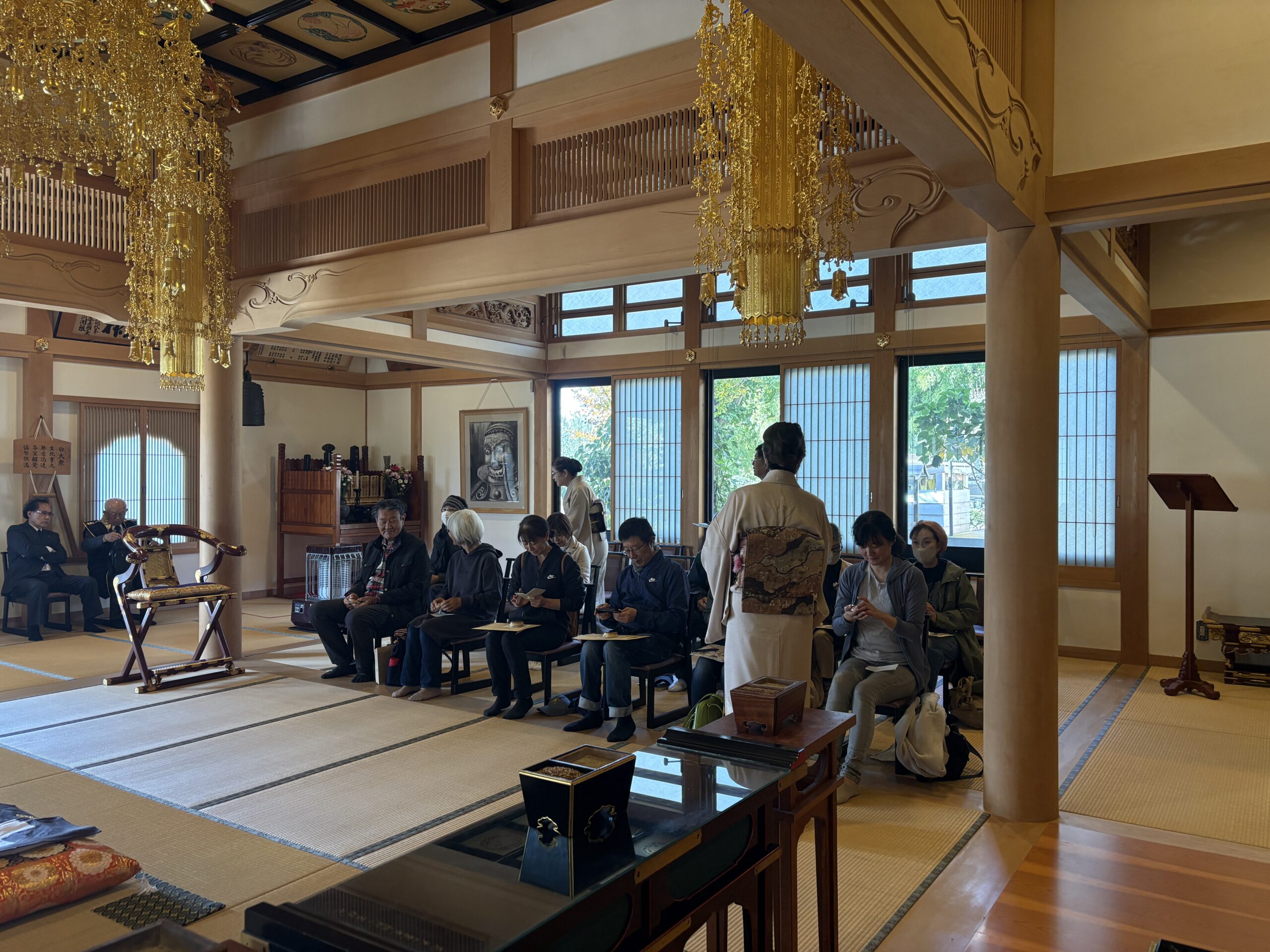 新陰流流祖祭　お茶